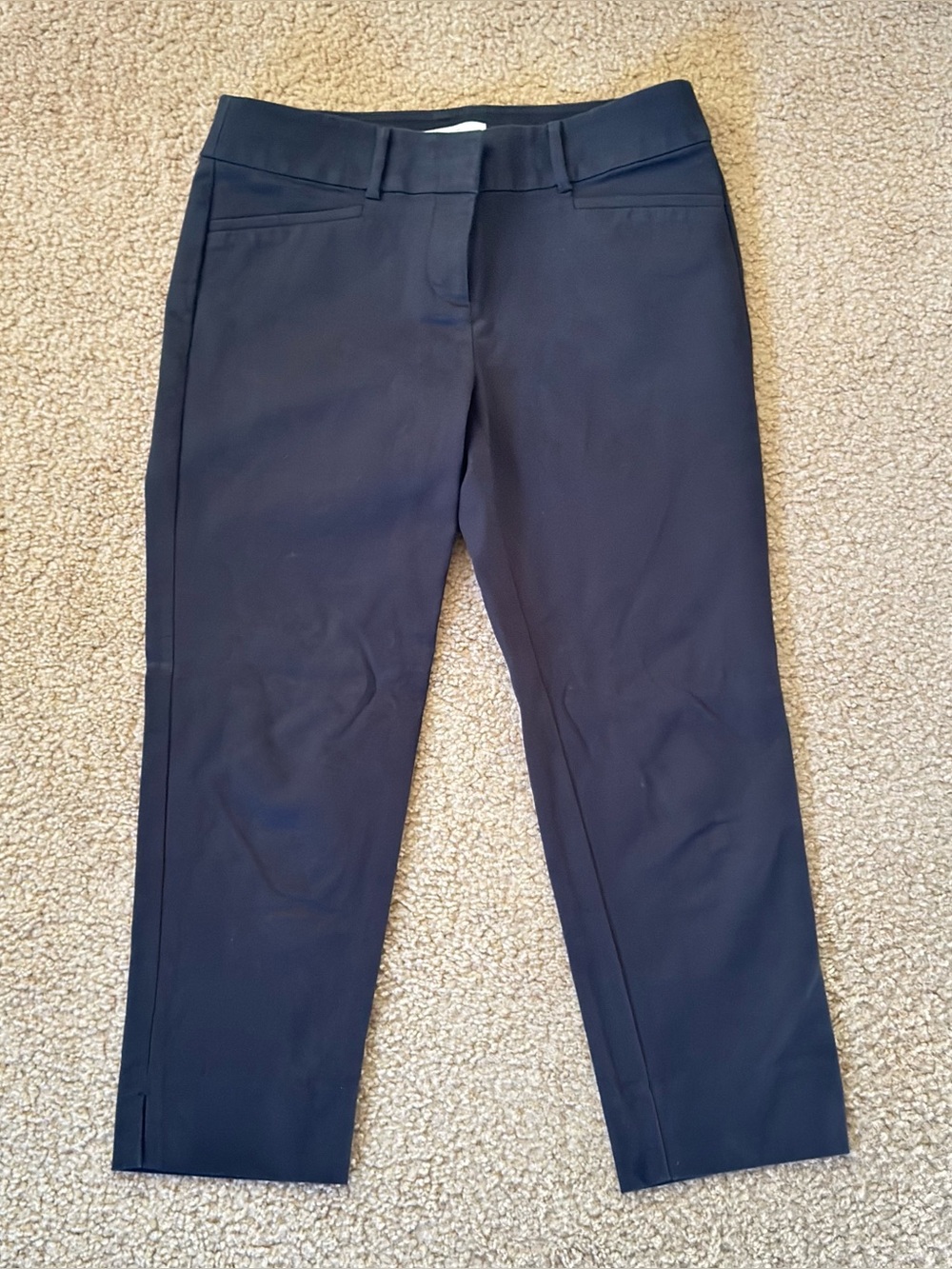Loft Women’s Black Marisa Slim Dress Pants Straight Leg Size 4P